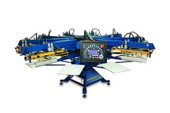 Automatic textile presses