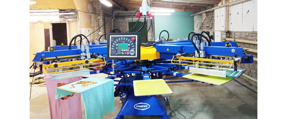 INSTALLATION OF «PRINTEX» AUTOMATIC PRINTING PRESS WORKMAN 8/10 IN IVANOVO