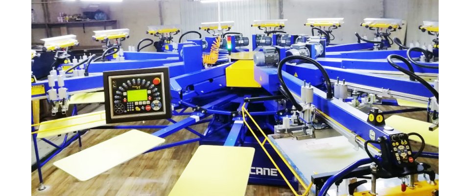 INSTALLATION OF «PRINTEX» AUTOMATIC PRESS HURRICANE SLE 12/14 IN MOSCOW