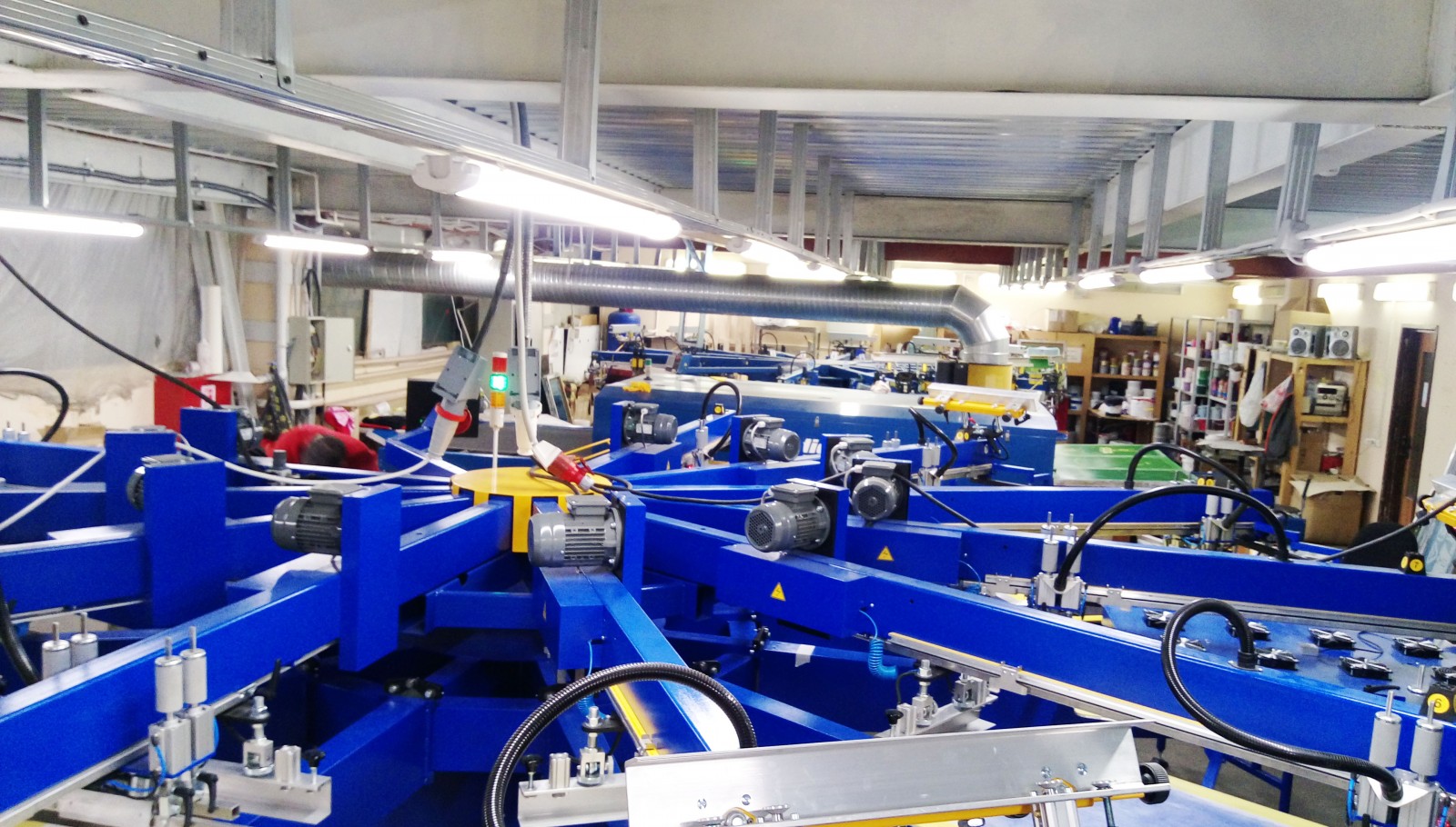 AUTOMATIC PRESS «PRINTEX» PRISM II OS 10/12 (PRINTING FORMAT 70x100 cm) WAS  INSTALLED IN THE COMPANY «ADV-TEX» - Printex