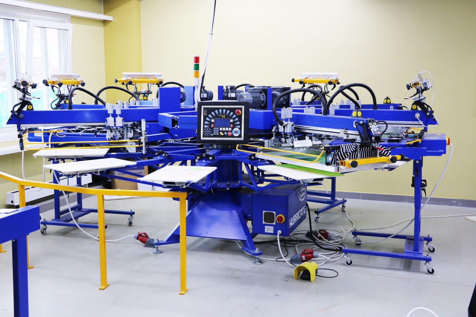 Automatic screen printing press Hurricane SL 8/10