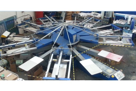 Automatic screen printing press SYNHROPRINT 4000 6/12