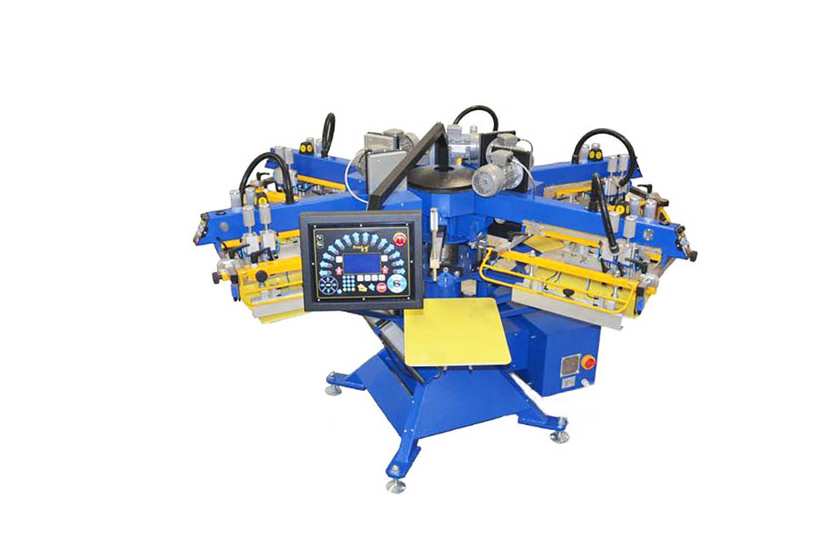 Автоматический трафаретный карусельный станок BAGMATIC