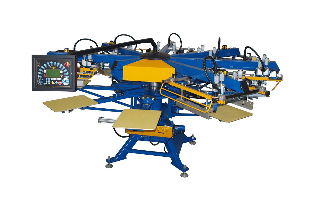 Автоматический трафаретный карусельный станок MINIMATIC