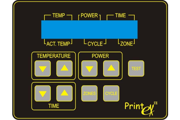 Панель управления. Цифровая регулировка основных параметров
