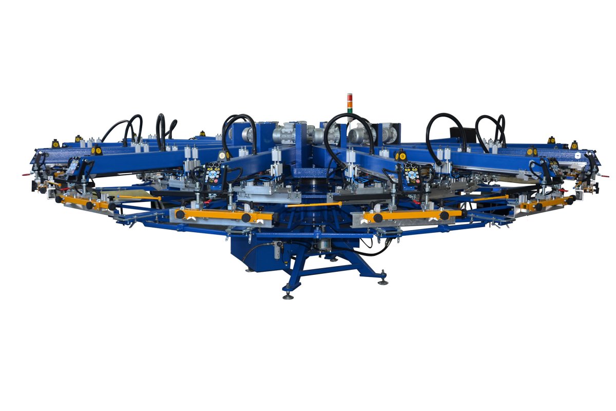 Автоматический трафаретный карусельный станок SPECTRUM SLE