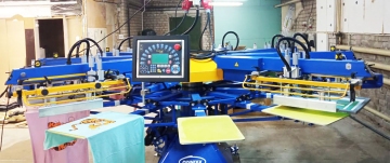 INSTALLATION OF «PRINTEX» AUTOMATIC PRINTING PRESS WORKMAN 8/10 IN IVANOVO