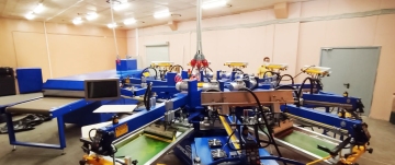 CЕРВОПРИВОДНЫЙ АВТОМАТИЧЕСКИЙ ТРАФАРЕТНЫЙ СТАНОК HURRICANE SLE 10/12 ЗАПУЩЕН В ОБНИНСКЕ