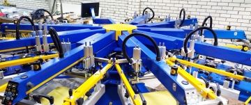 INSTALLATION OF «PRINTEX» AUTOMATIC PRINTING PRESS WORKMAN 8/10 IN MOSCOW