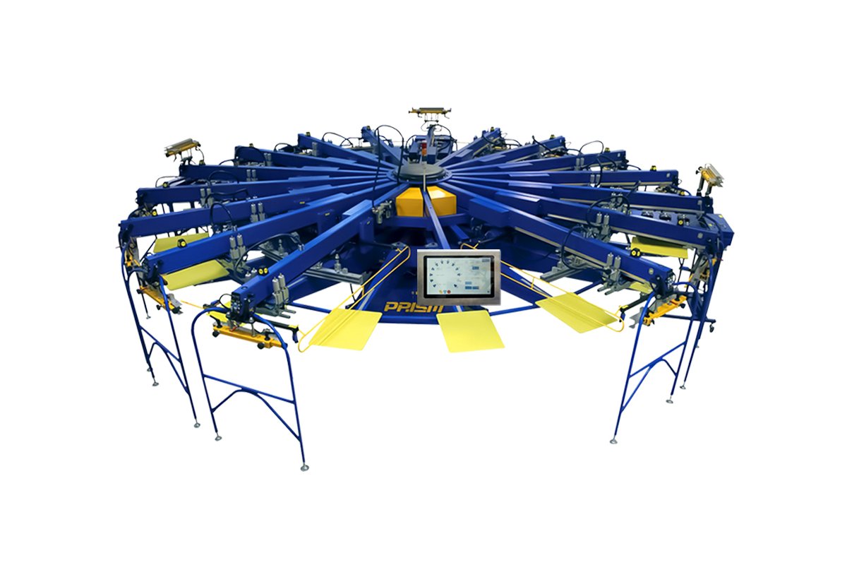 Автоматический трафаретный карусельный станок PRISM II L