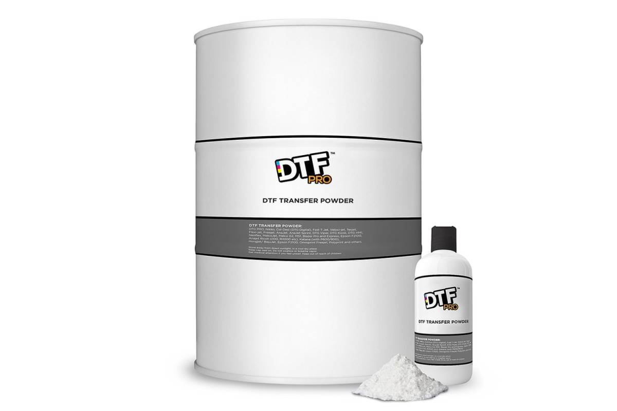 Порошковый клей для DTF печати. Top White